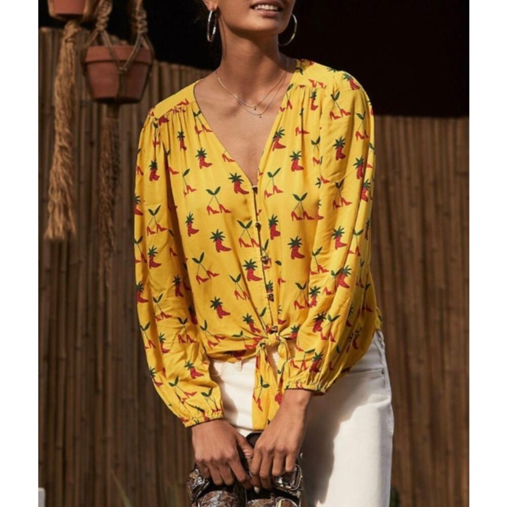 NWT Anthropologie Kendra Dandy Dreamer Blouse